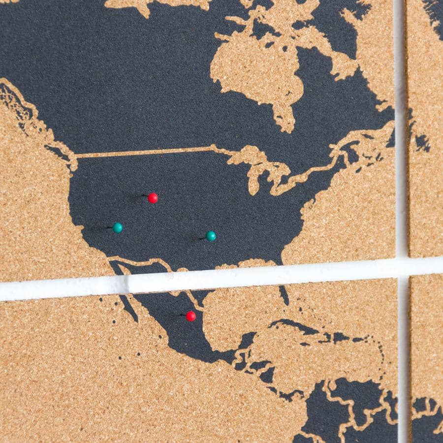 Mapa del mundo de corcho - Woody Map Natural Puzzle - Misswood