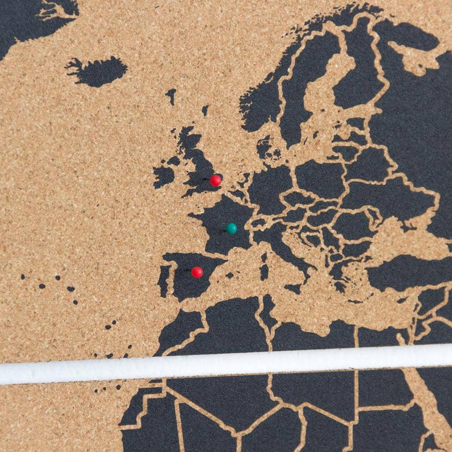 Mapa del mundo de corcho - Woody Map Natural Puzzle - Misswood