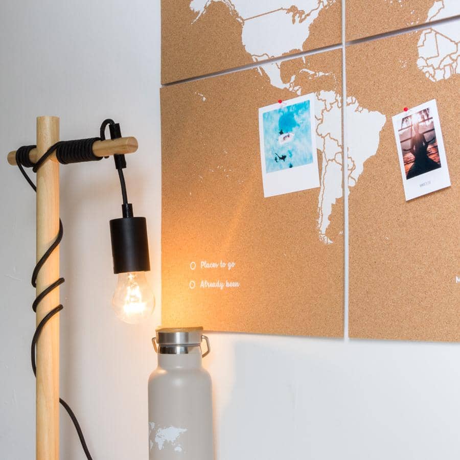 Mapa del mundo de corcho - Woody Map Natural Puzzle - Misswood