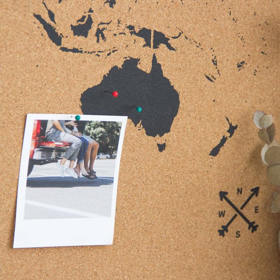 Mapa del mundo de corcho - Woody Map Natural Puzzle - Misswood